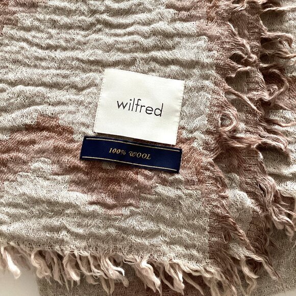 Wilfred Women's 100% Wool Shawl Wrap Blanket Oversized Scarf Traditional Warm - Picture 4 of 5